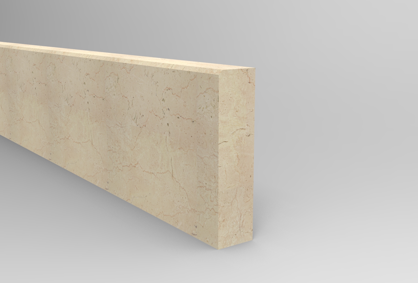 Skirting board in pietra di trani