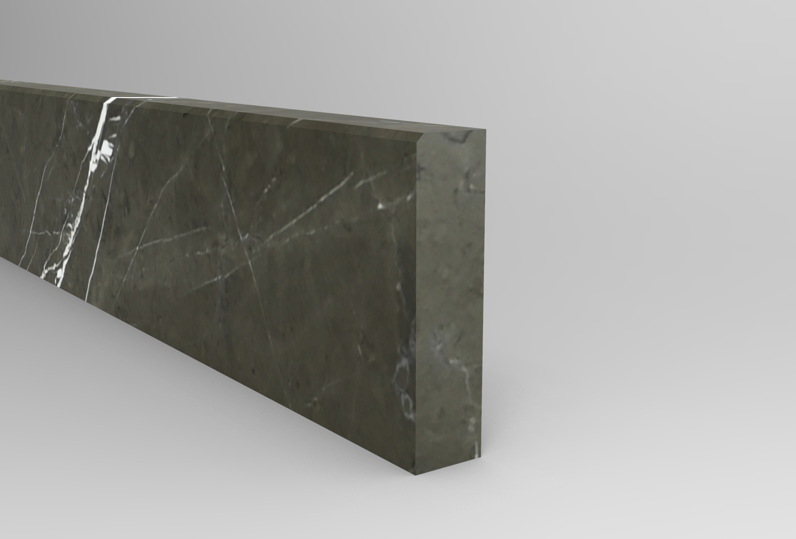 Skirting board in grafite (pietra grey)